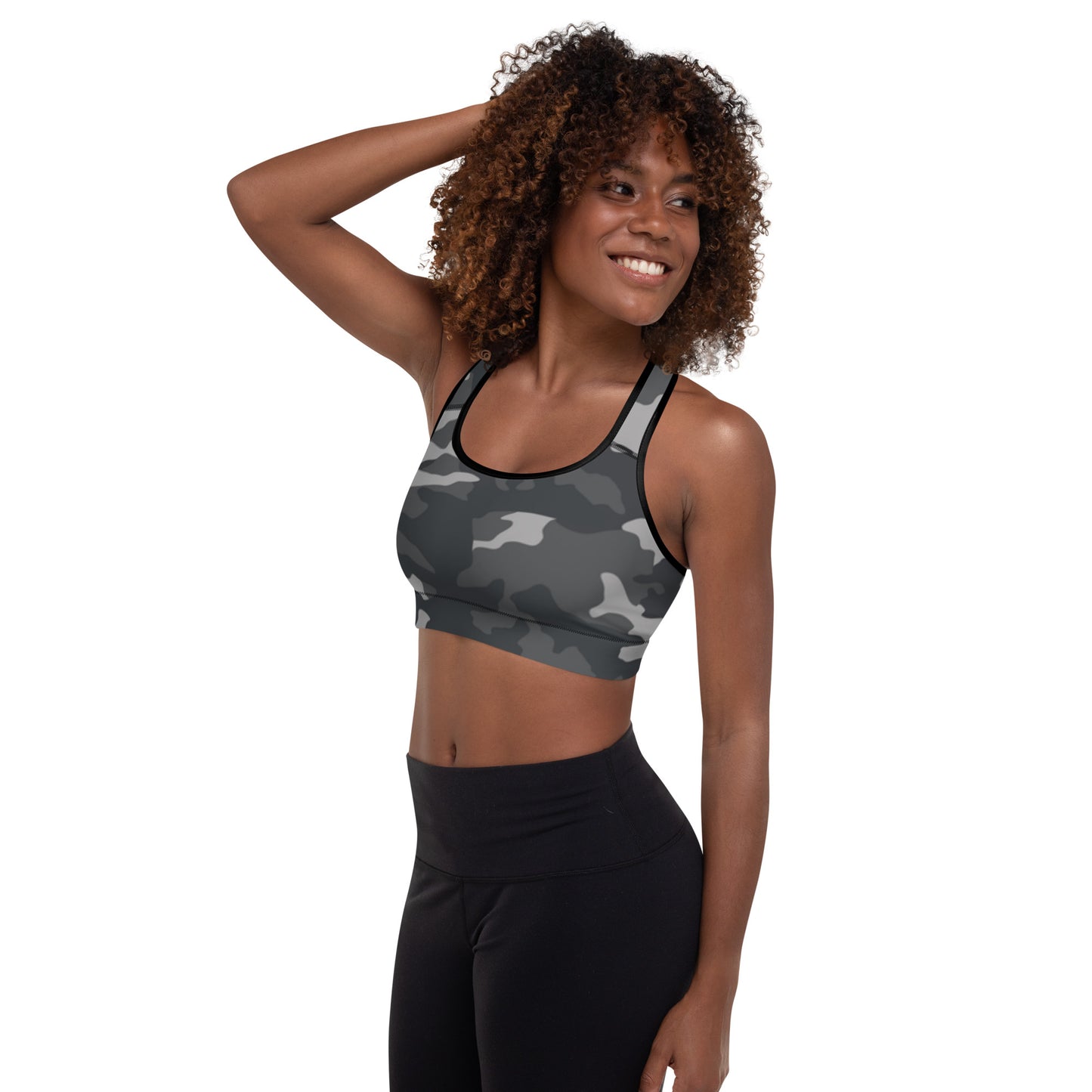Camo Padded Sports Bra