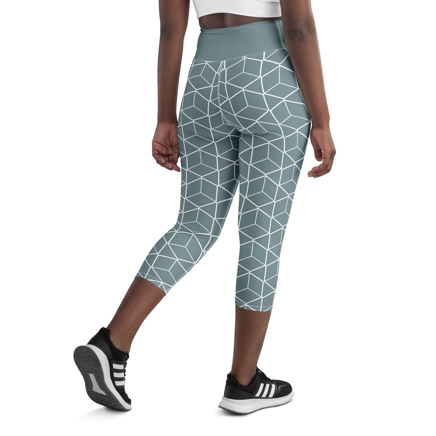 Geo Yoga Capri Leggings