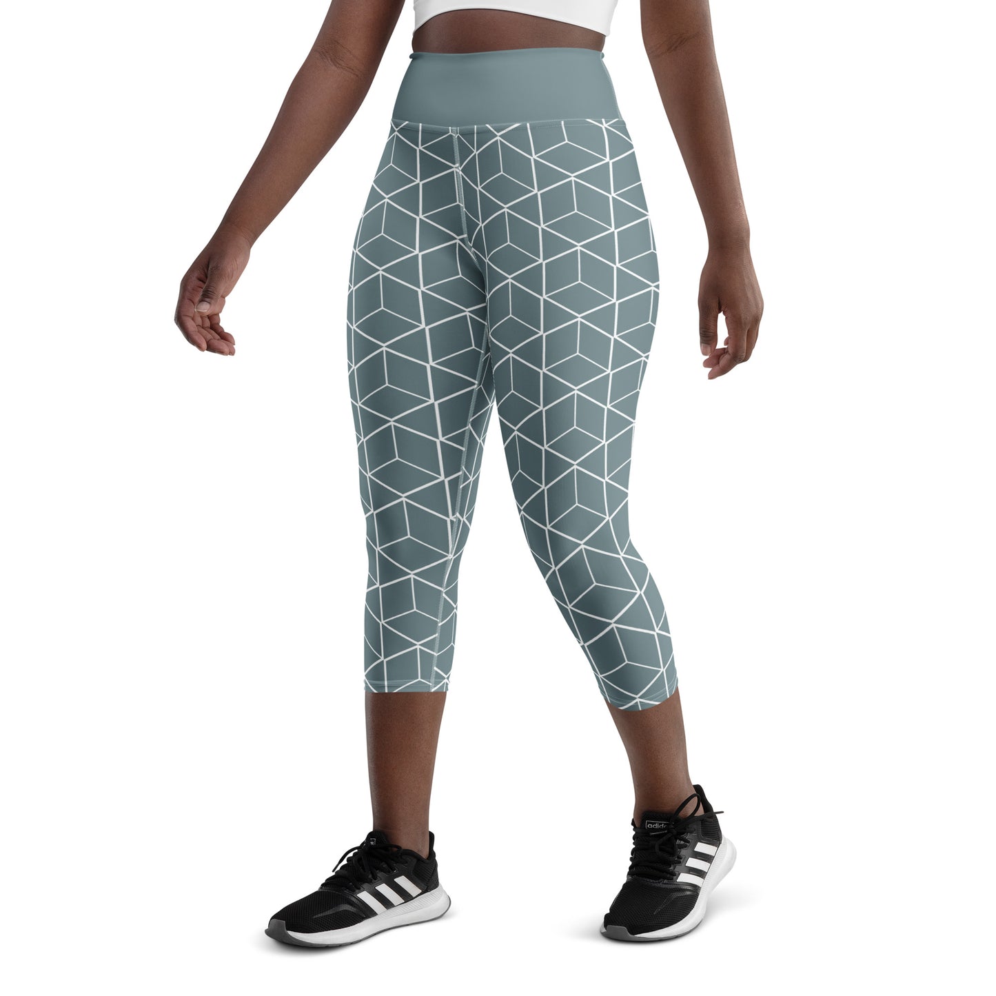 Geo Yoga Capri Leggings