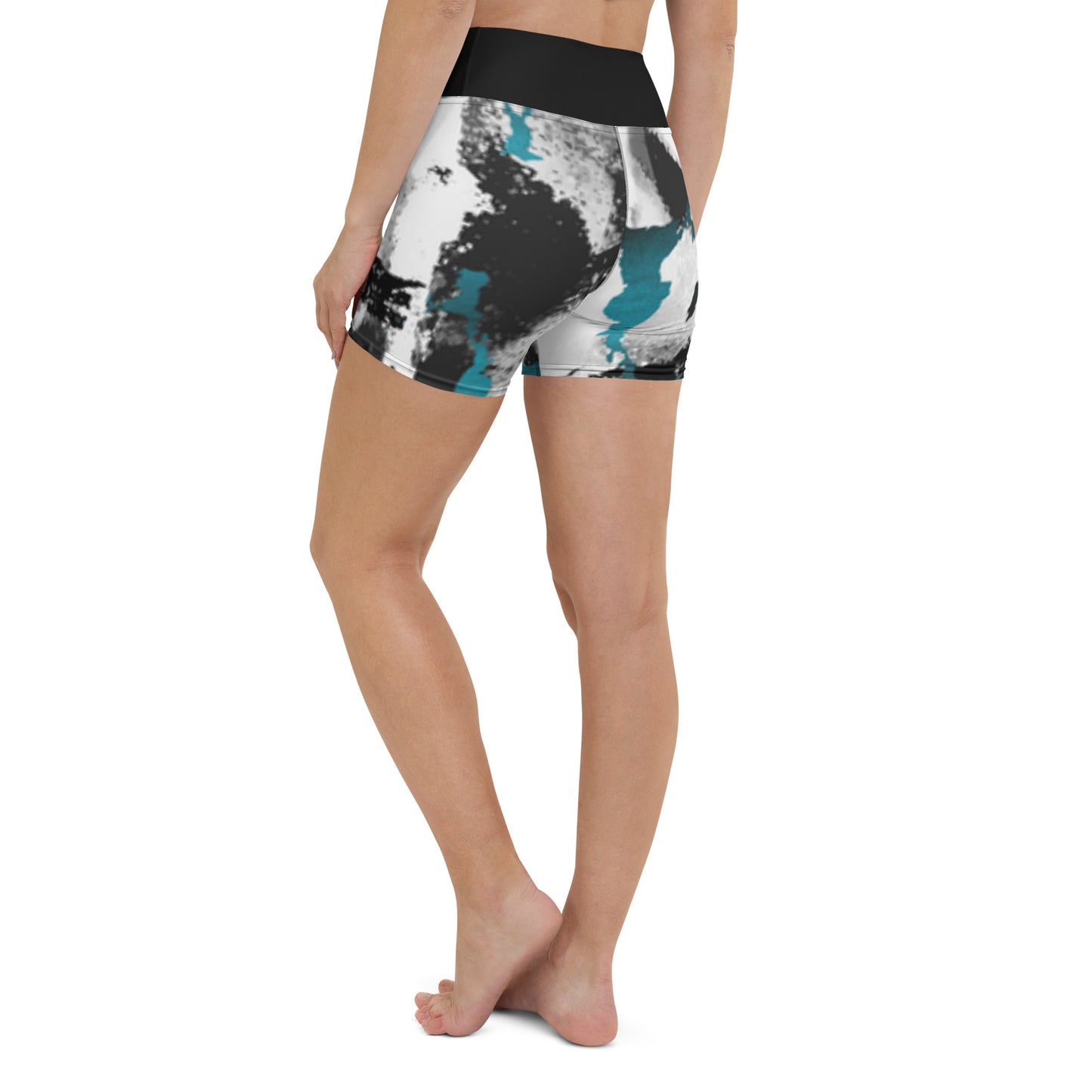 Watercolor Yoga Shorts