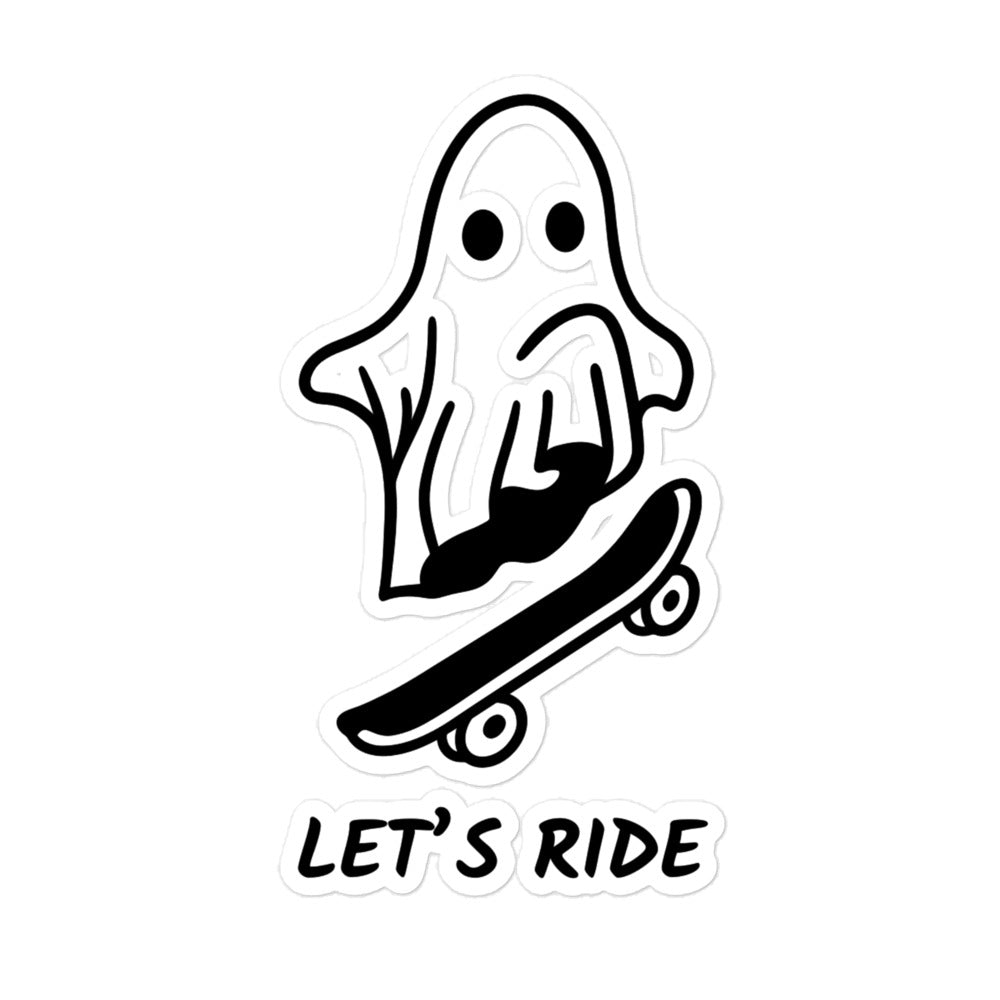 Let's Ride Sticker
