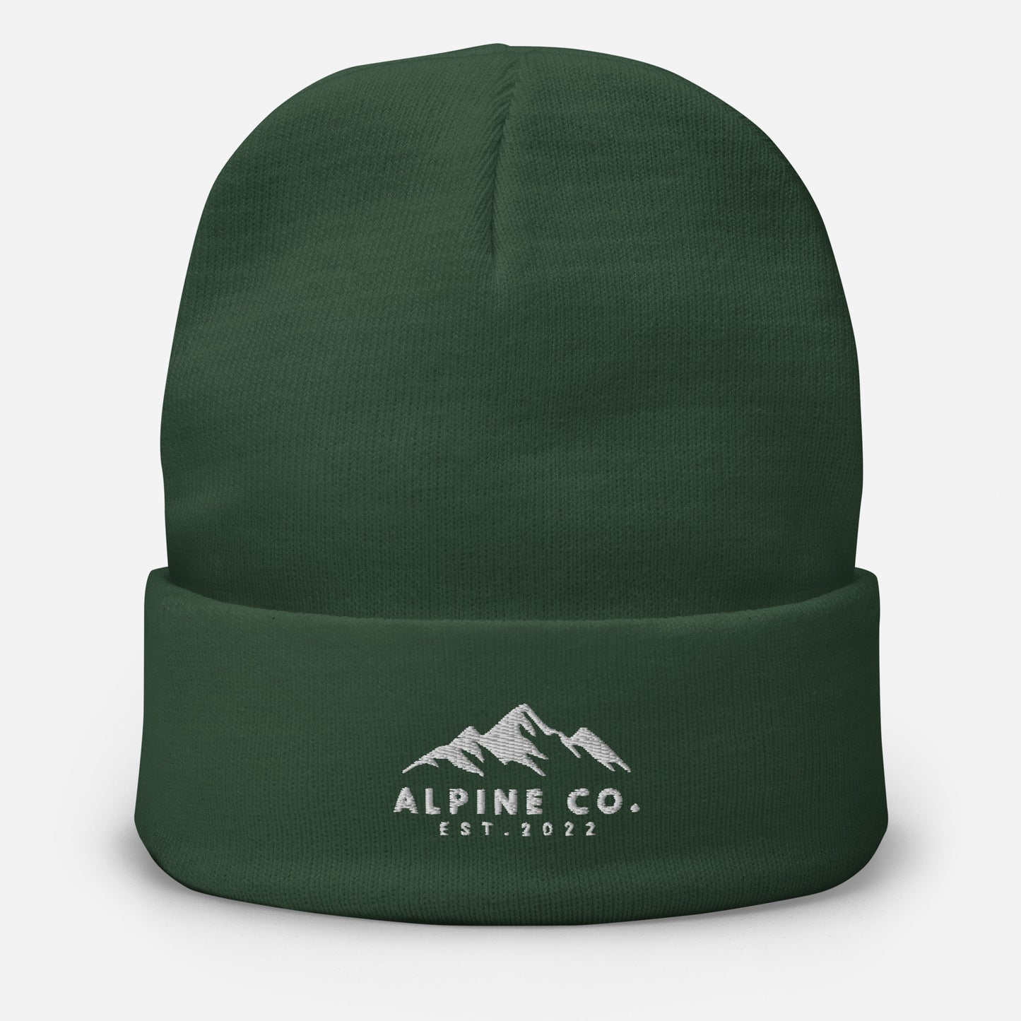 Alpine Embroidered Beanie