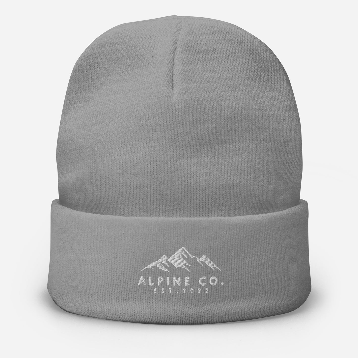 Alpine Embroidered Beanie