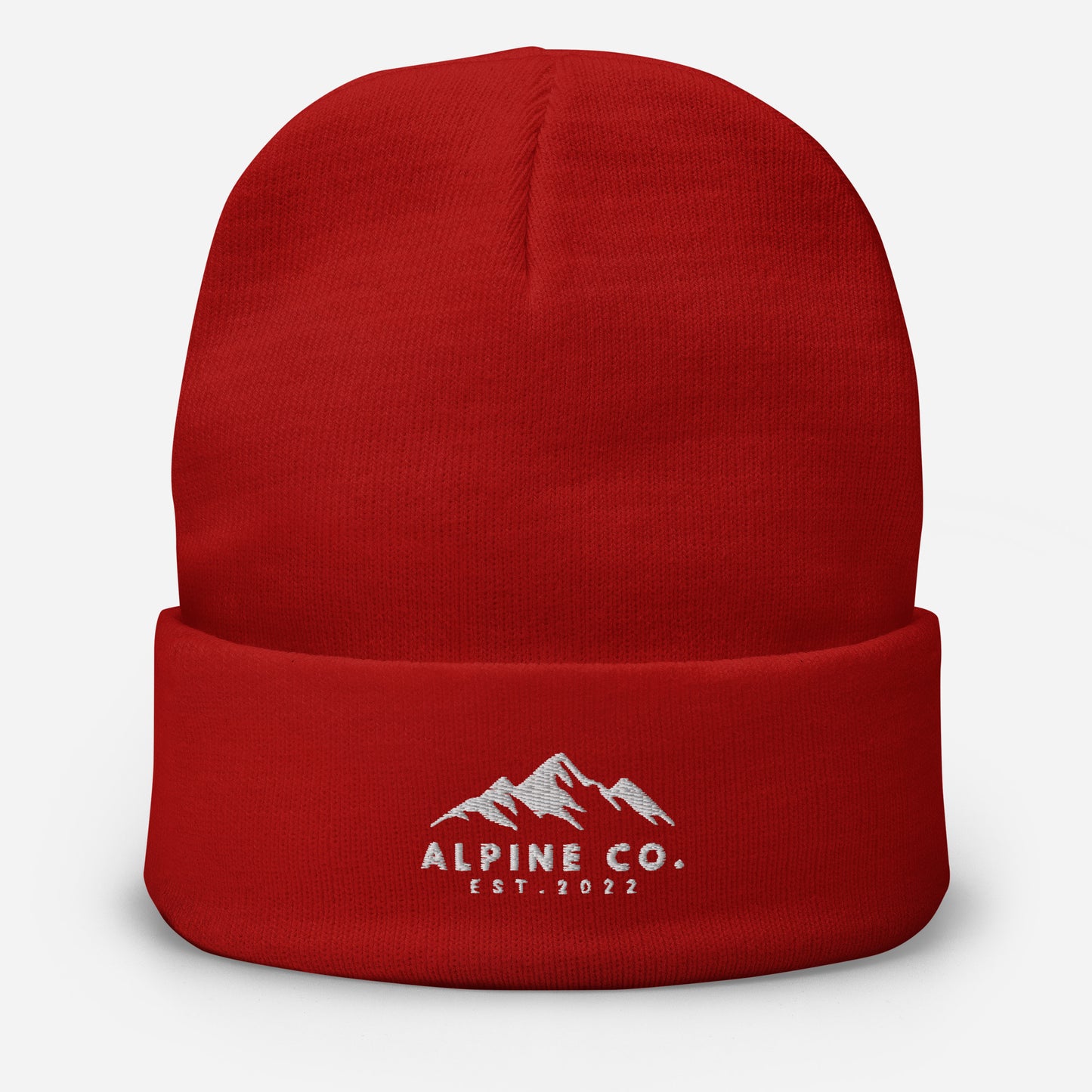 Alpine Embroidered Beanie