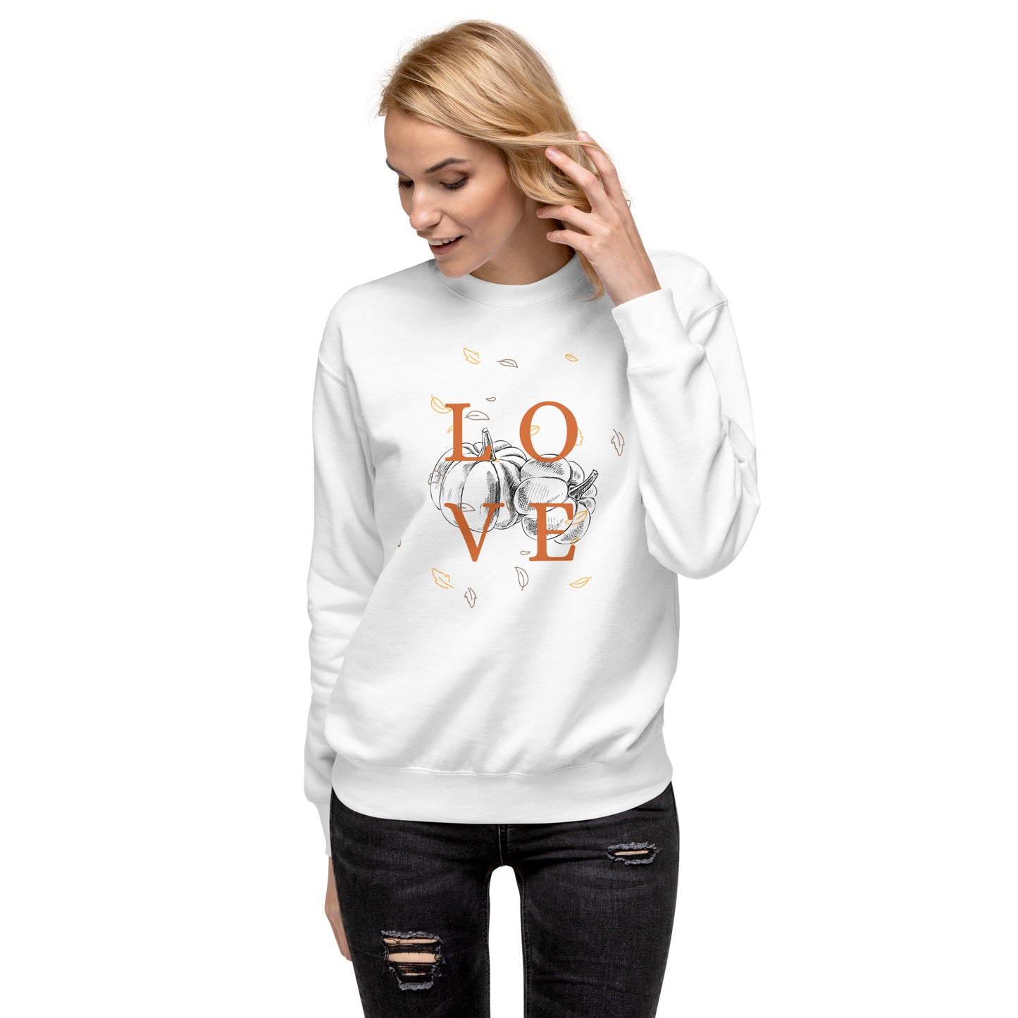 LOVE Fall Unisex Premium Sweatshirt