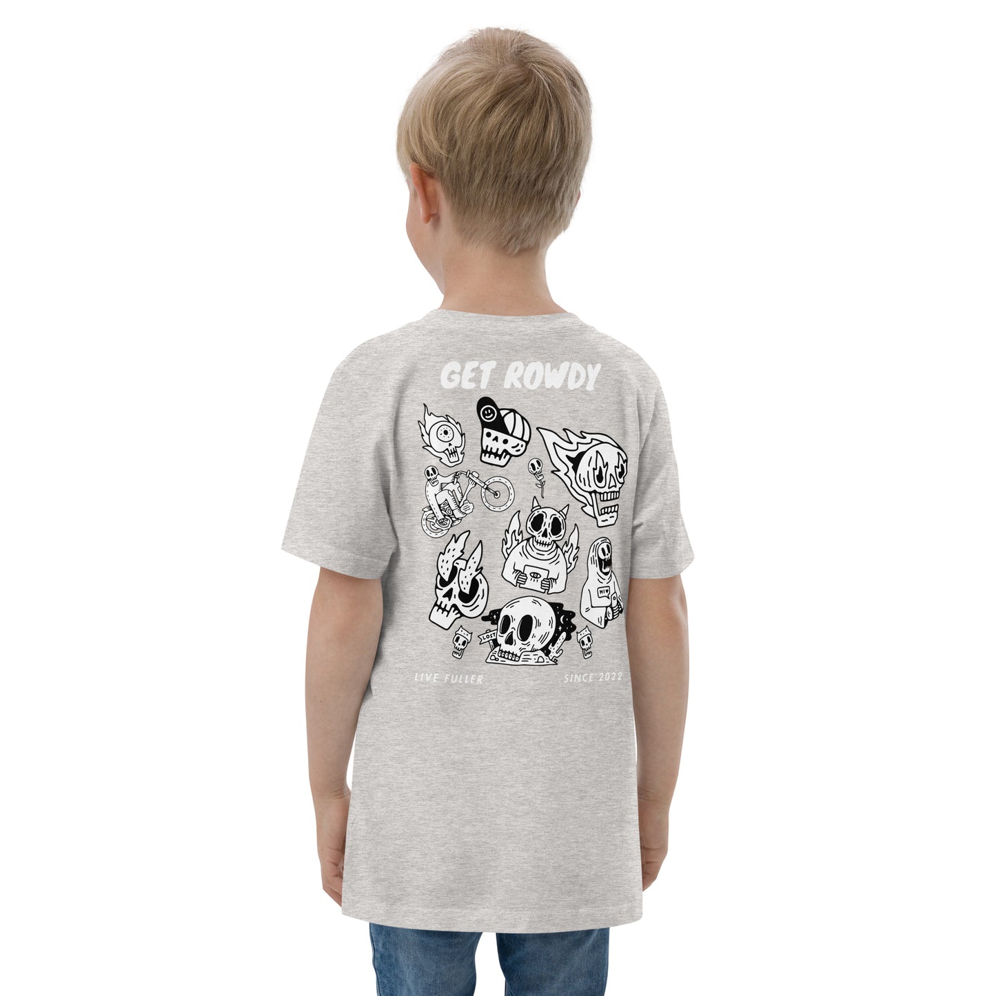 Youth Get Rowdy jersey t-shirt