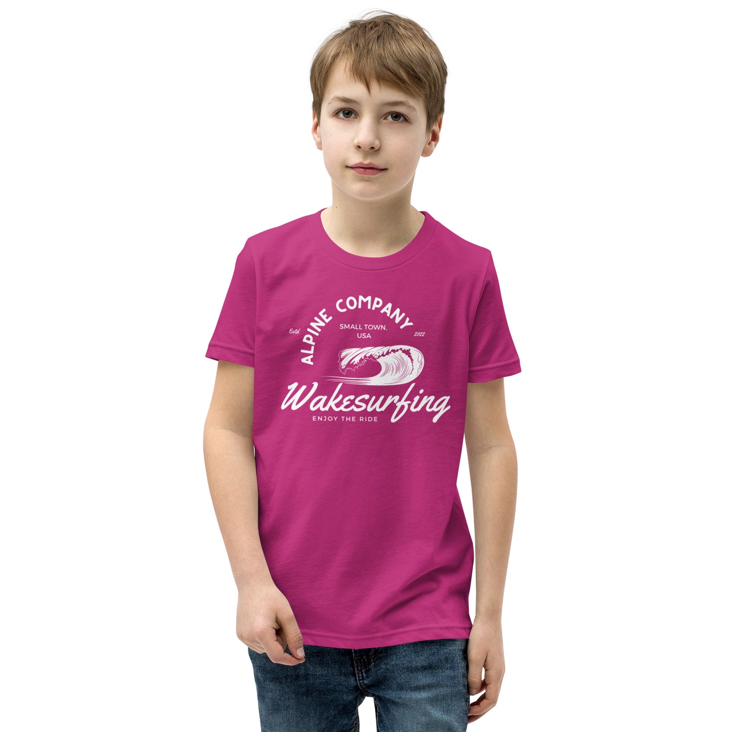 Alpine Wakesurfing Youth Short Sleeve T-Shirt
