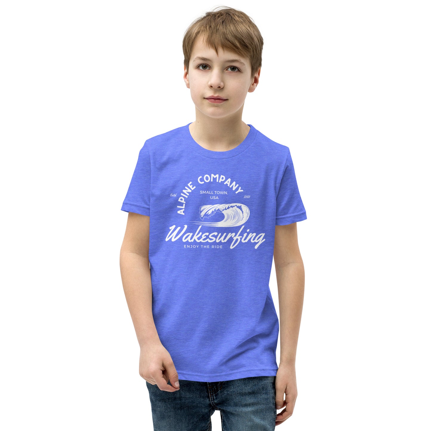 Alpine Wakesurfing Youth Short Sleeve T-Shirt
