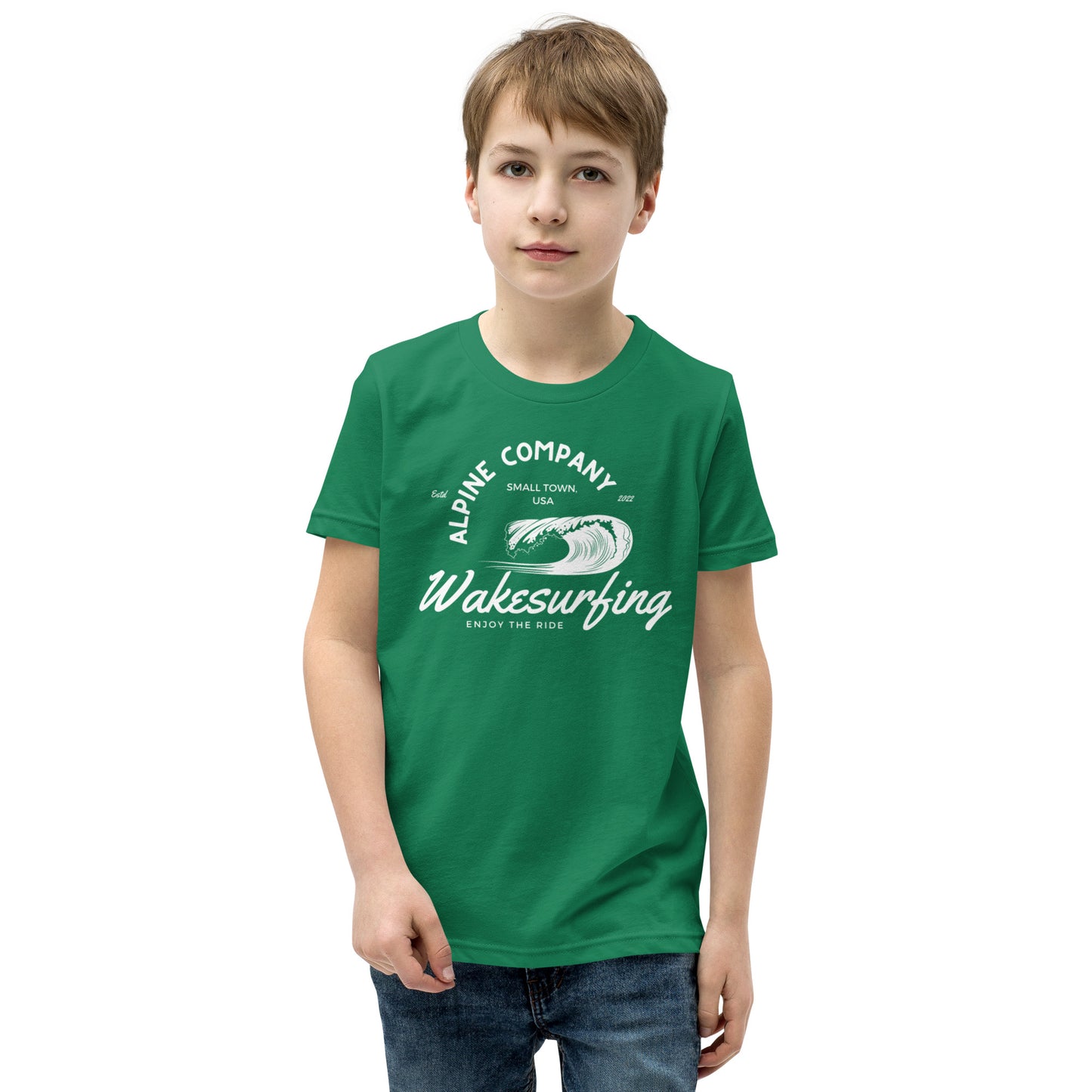 Alpine Wakesurfing Youth Short Sleeve T-Shirt