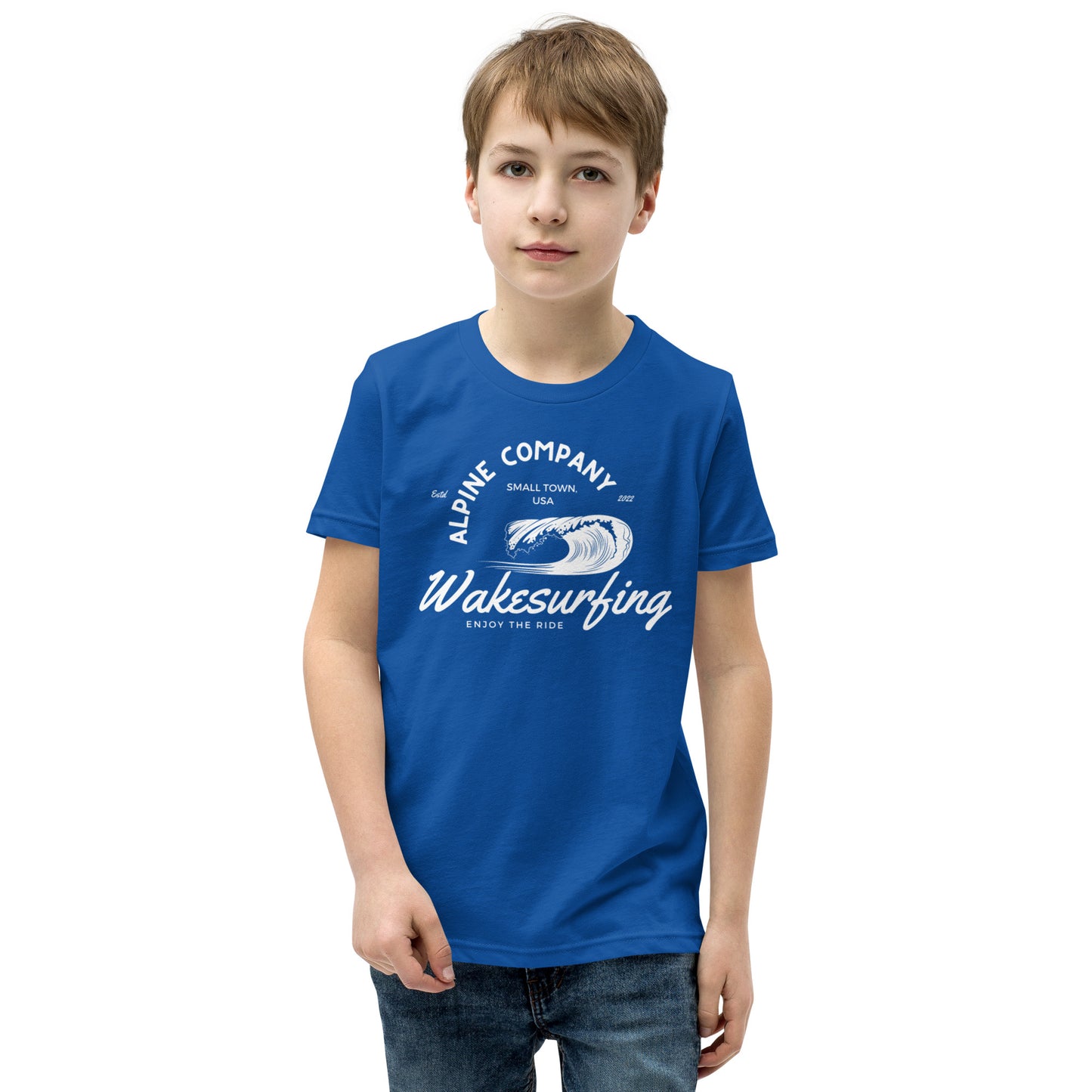 Alpine Wakesurfing Youth Short Sleeve T-Shirt