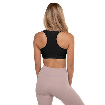 Black Alpine Padded Sports Bra