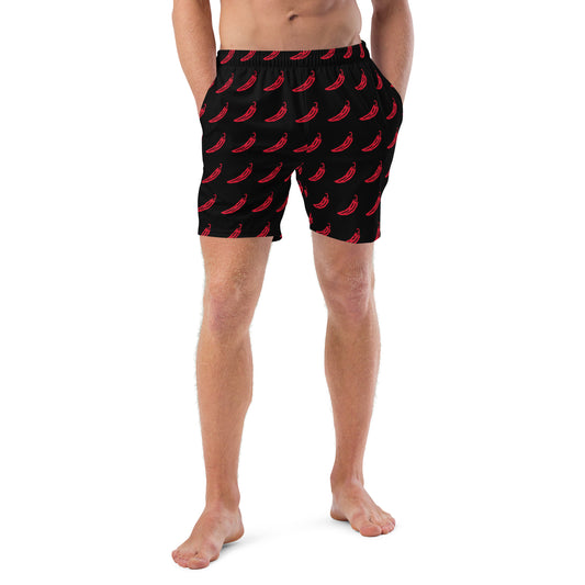 Red Hot Men's swim trunks