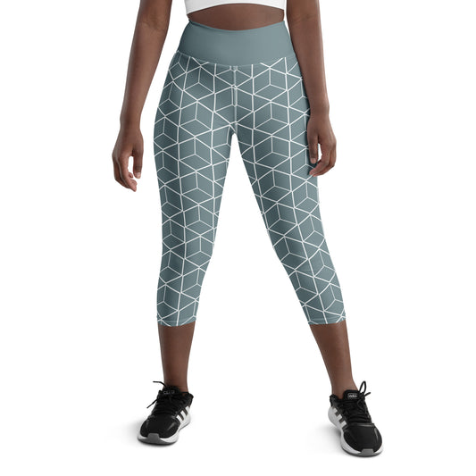 Geo Yoga Capri Leggings