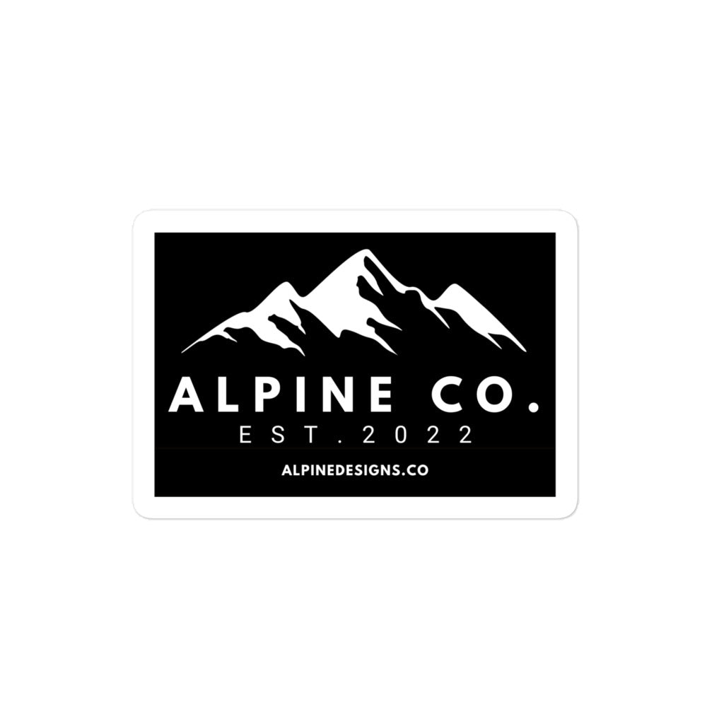 Alpine Bubble-free stickers