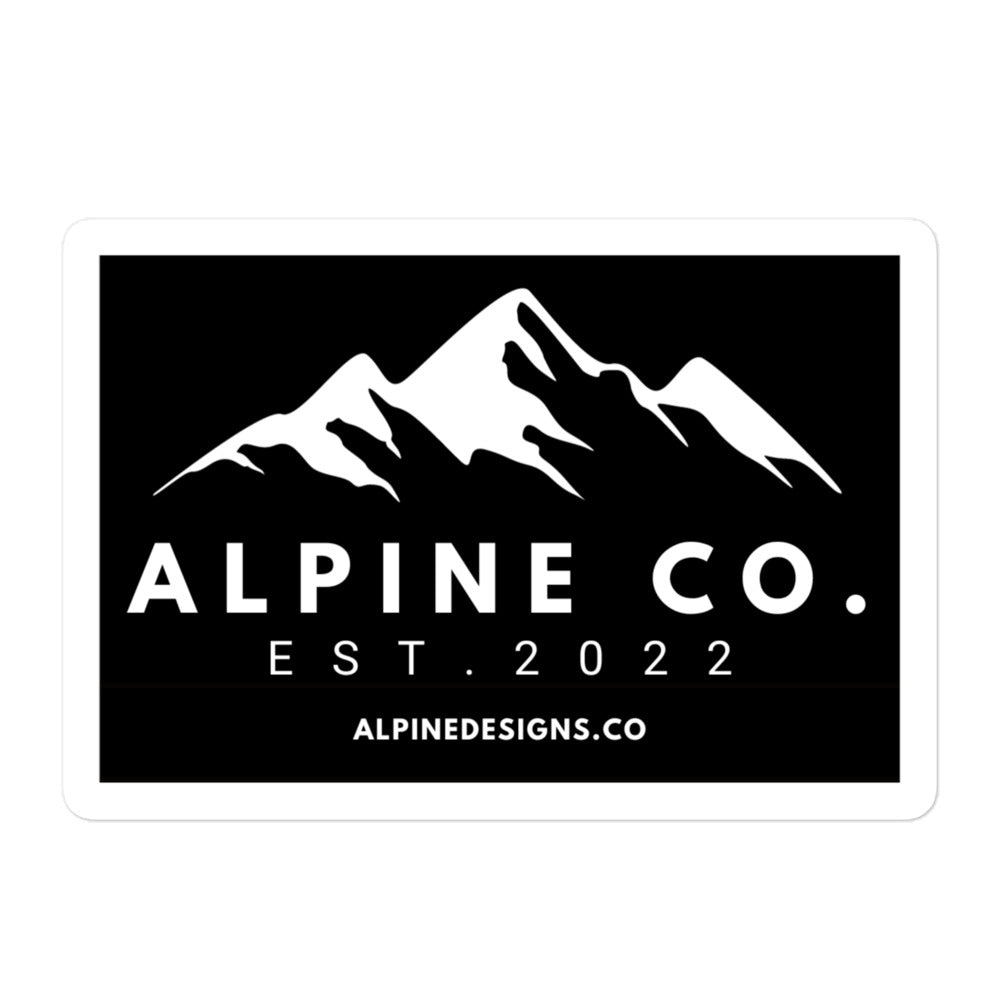 Alpine Bubble-free stickers