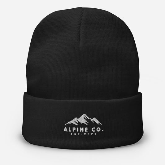 Alpine Embroidered Beanie