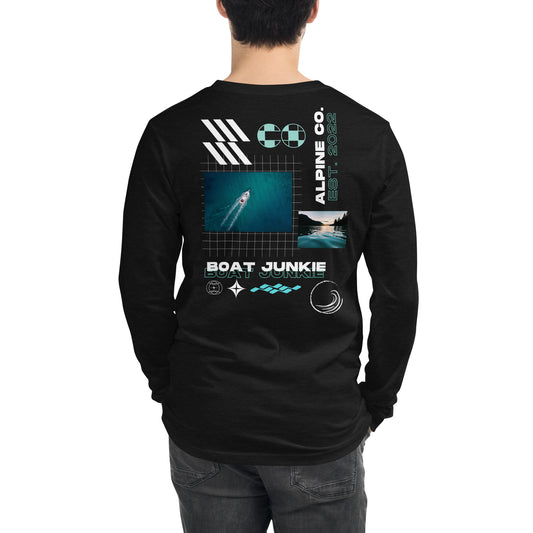 Boat Junkie Unisex Long Sleeve Tee