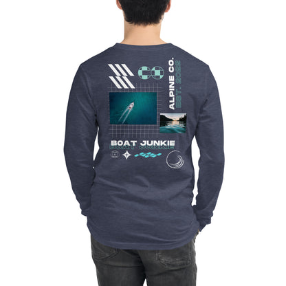 Boat Junkie Unisex Long Sleeve Tee