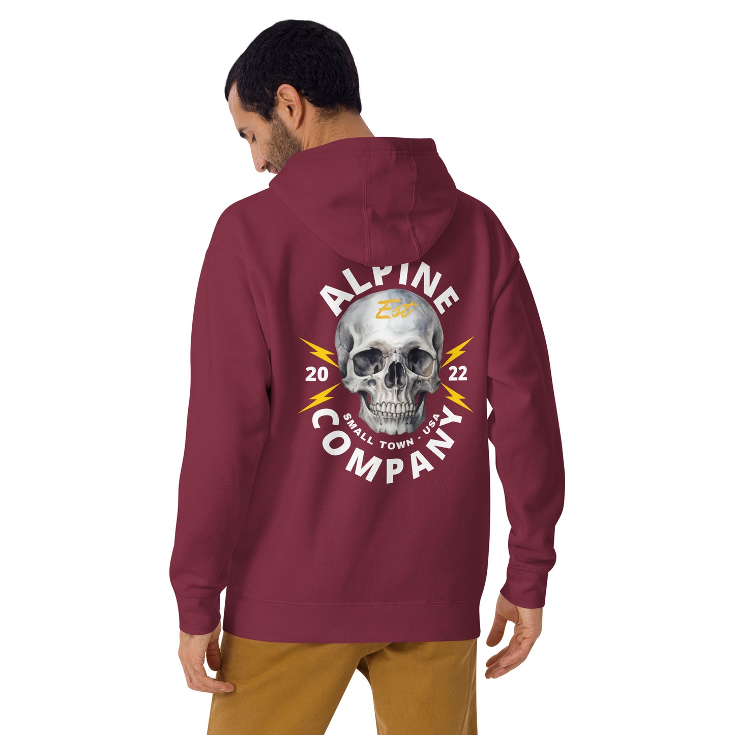 Electric Skull Unisex Hoodie