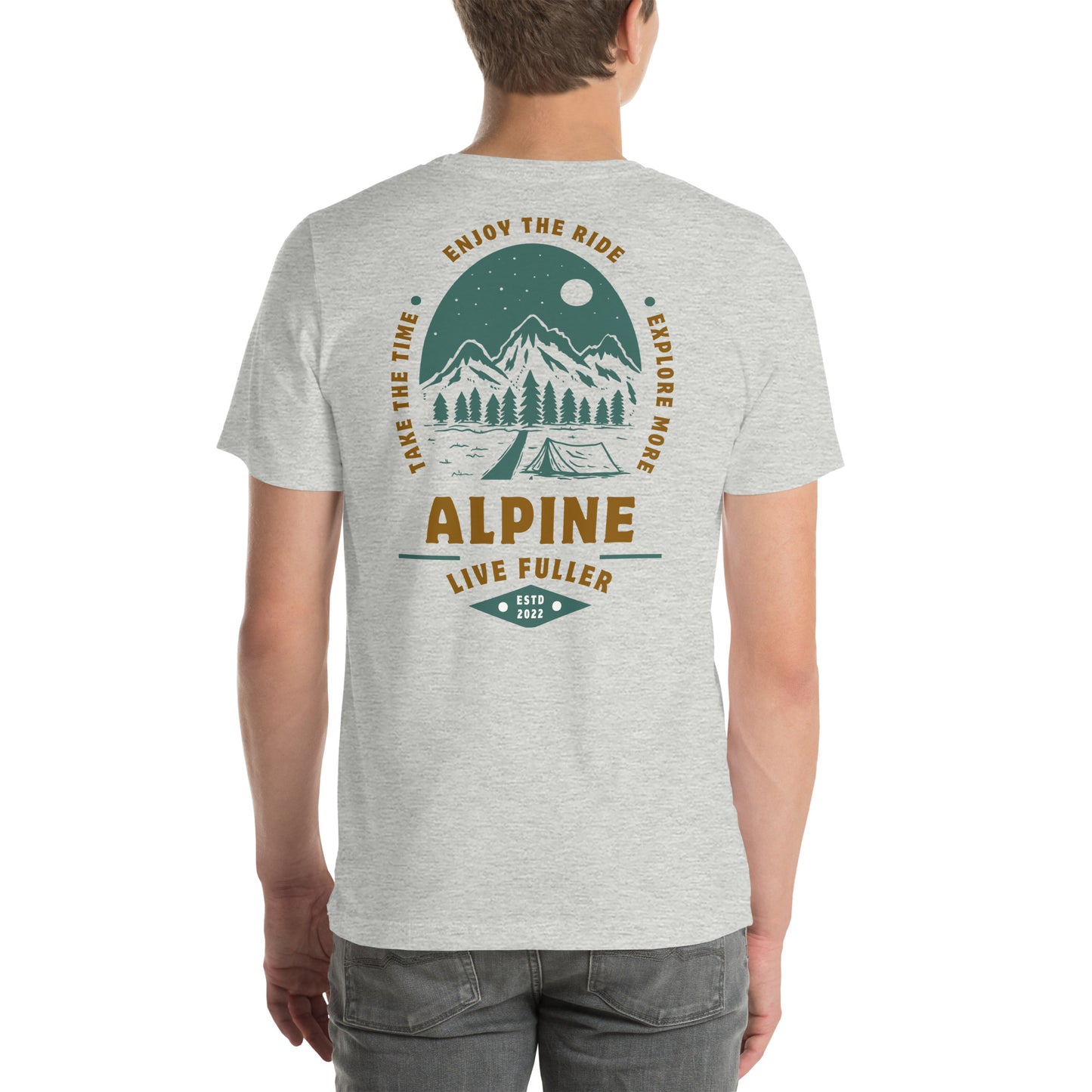 Alpine Camping Unisex t-shirt