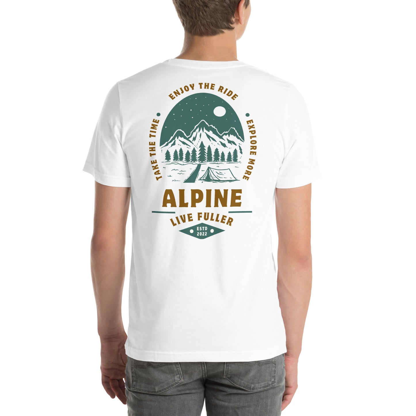 Alpine Camping Unisex t-shirt