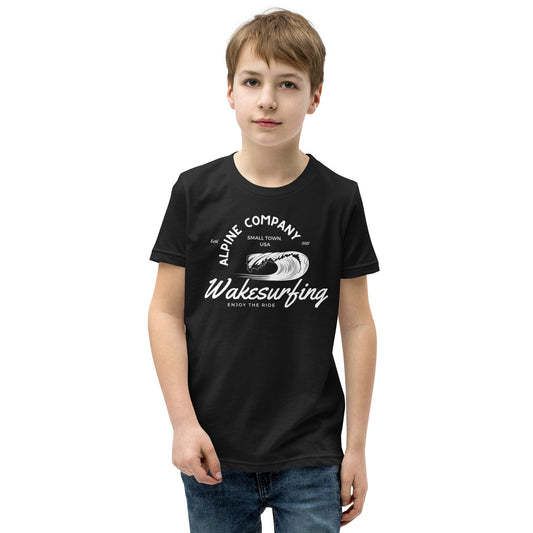 Alpine Wakesurfing Youth Short Sleeve T-Shirt